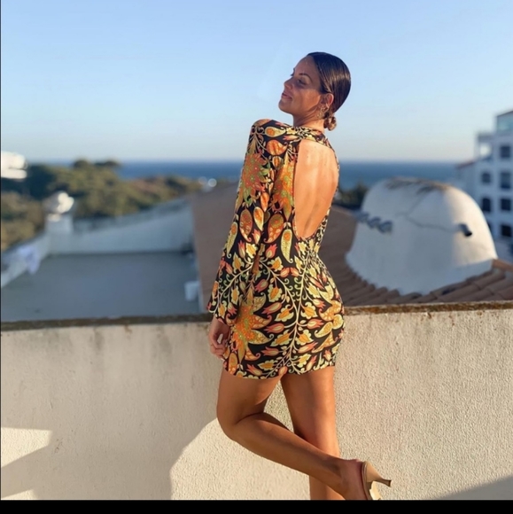 Zara printed Mini dress - Picture 6 of 9